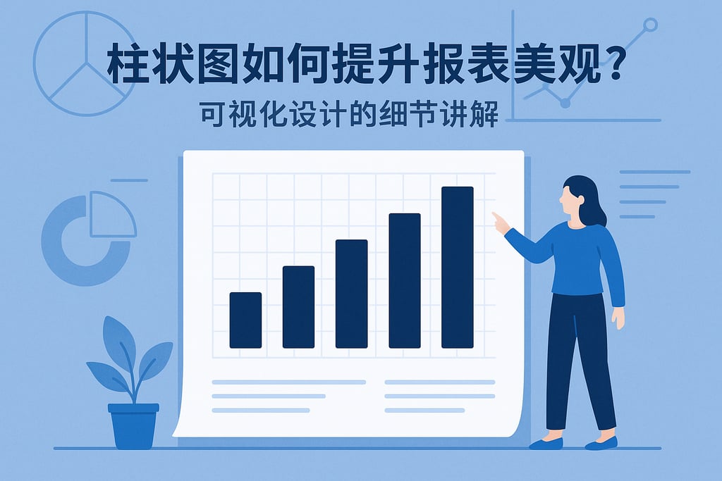 柱状图如何提升报表美观？可视化设计的细节讲解