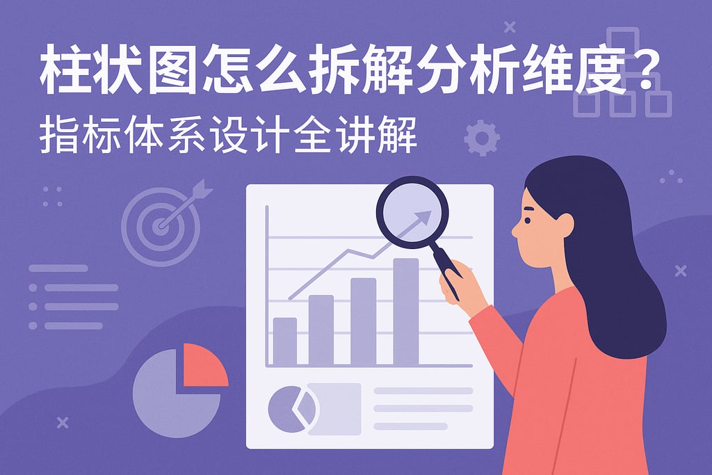 柱状图怎么拆解分析维度？指标体系设计全讲解