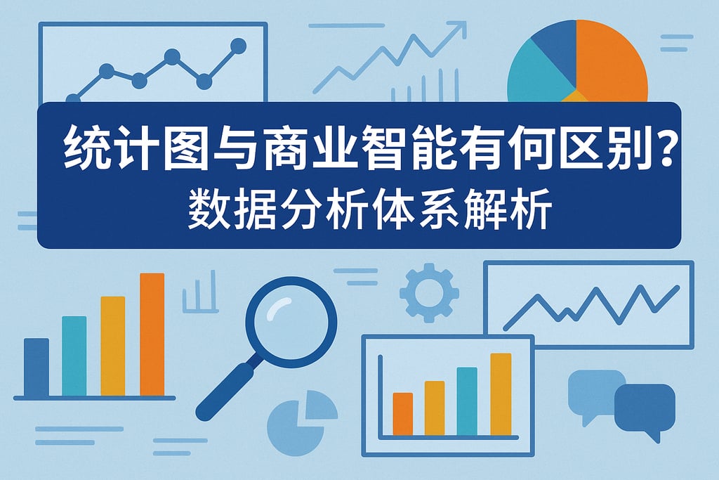 统计图与商业智能有何区别？数据分析体系解析