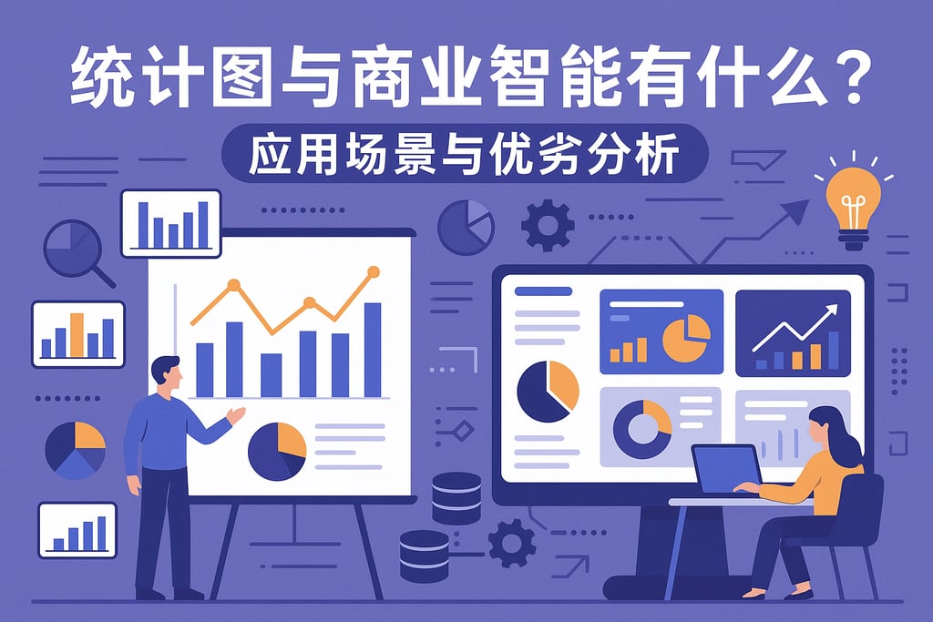 统计图和商业智能有什么区别？应用场景与优劣分析