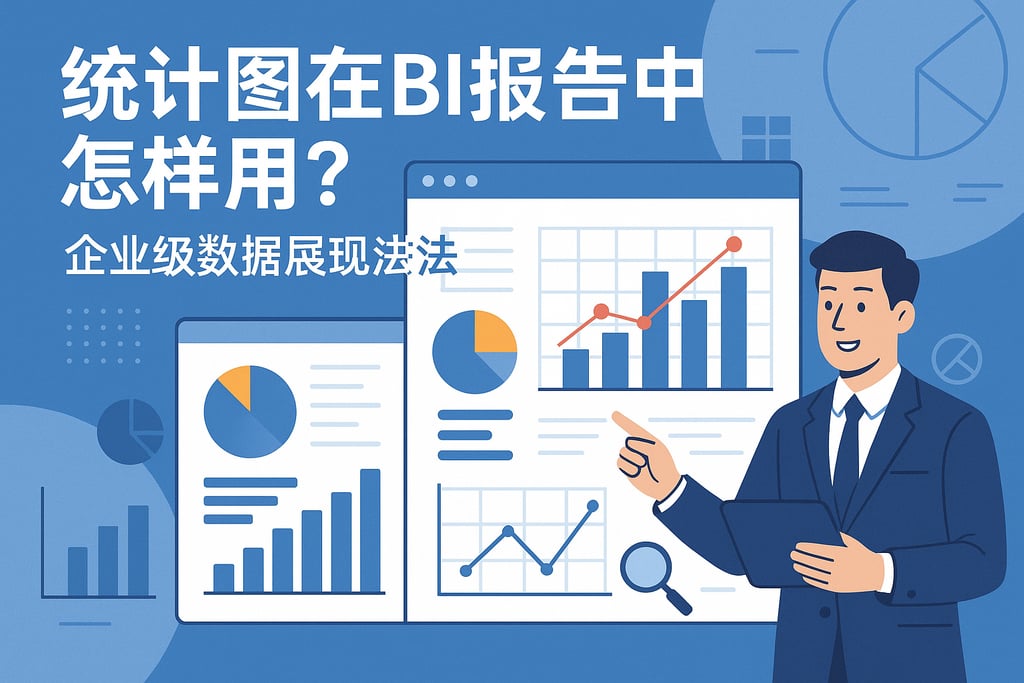 统计图在BI报告中怎样用？企业级数据展现方法论