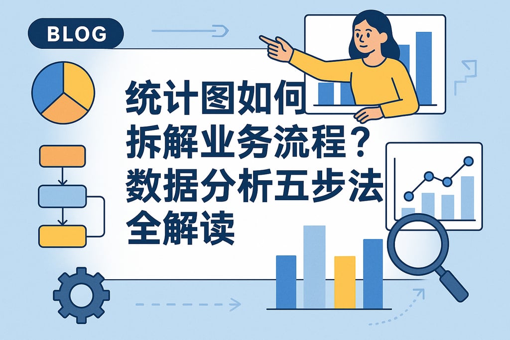 统计图如何拆解业务流程？数据分析五步法全解读