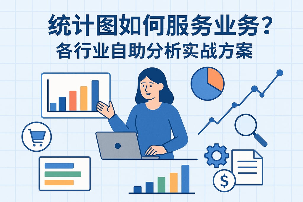 统计图如何服务业务？各行业自助分析实战方案