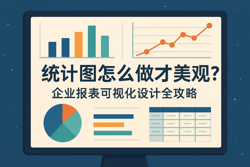 统计图怎么做才美观？企业报表可视化设计全攻略