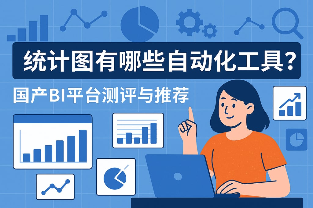 统计图有哪些自动化工具？国产BI平台测评与推荐