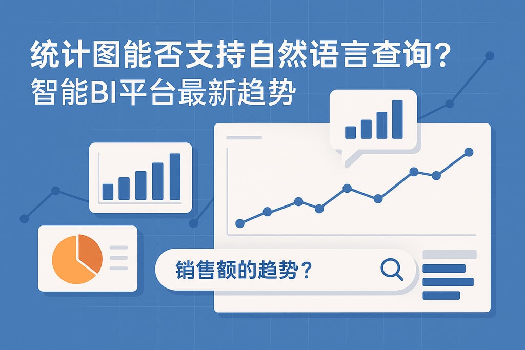 统计图能否支持自然语言查询？智能BI平台最新趋势
