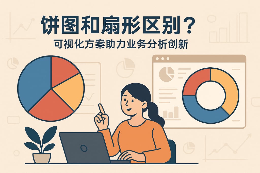 饼图和扇形图区别？可视化方案助力业务分析创新