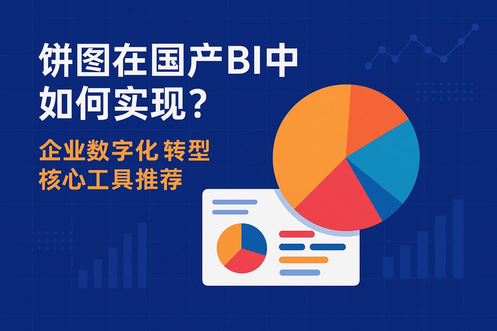 饼图在国产BI中如何实现？企业数字化转型核心工具推荐