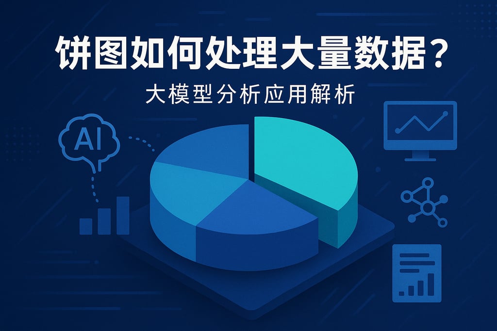 饼图如何处理大量数据？大模型分析应用解析