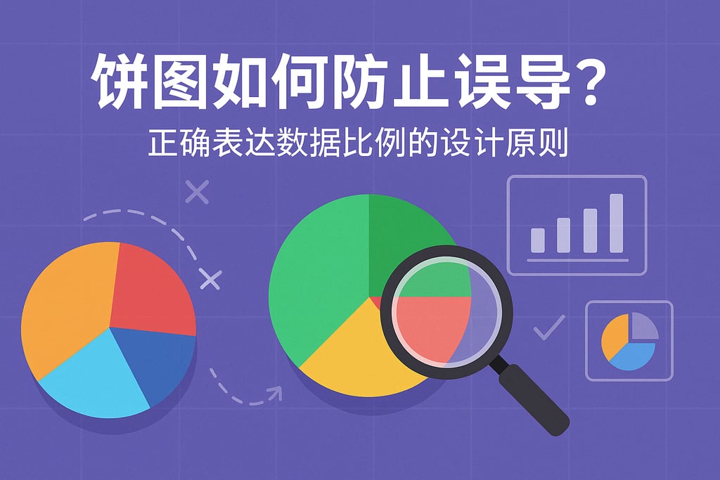 饼图如何防止误导？正确表达数据比例的设计原则