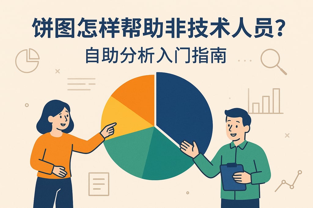 饼图怎样帮助非技术人员？自助分析入门指南