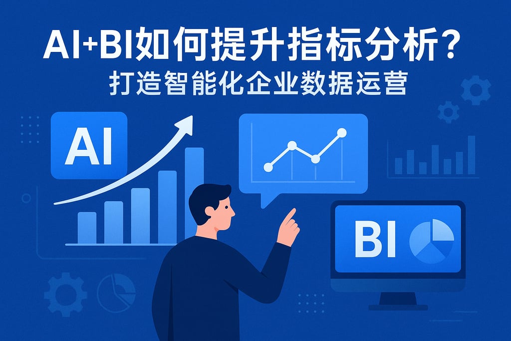 AI+BI如何提升指标分析？打造智能化企业数据运营