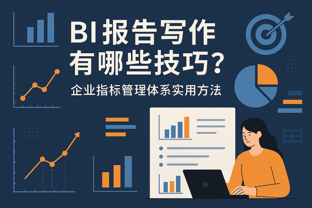 BI报告写作有哪些技巧？企业指标管理体系实用方法