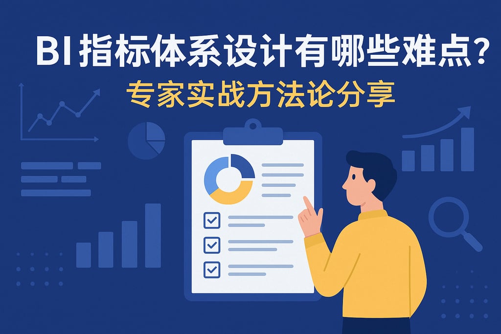BI指标体系设计有哪些难点？专家实战方法论分享