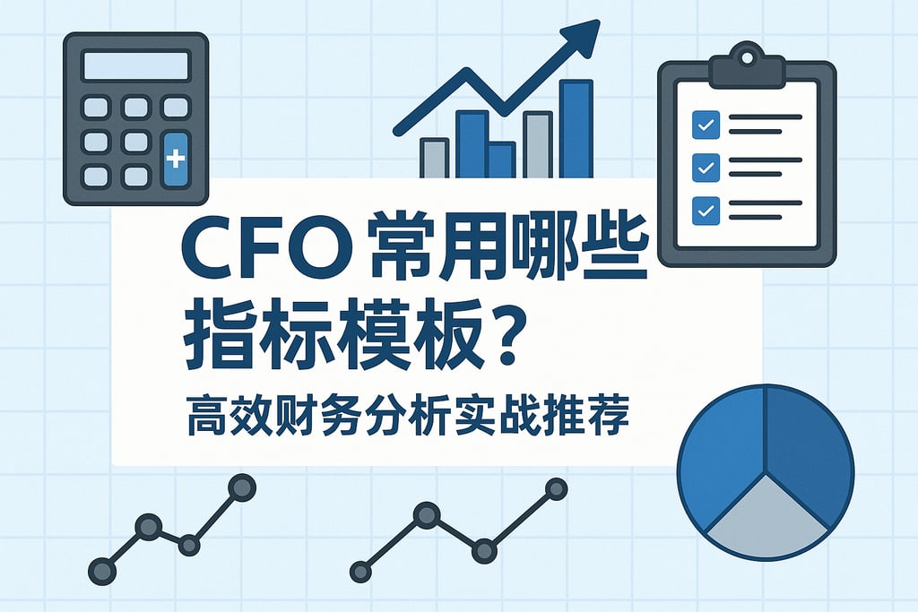 CFO常用哪些指标模板？高效财务分析实战推荐