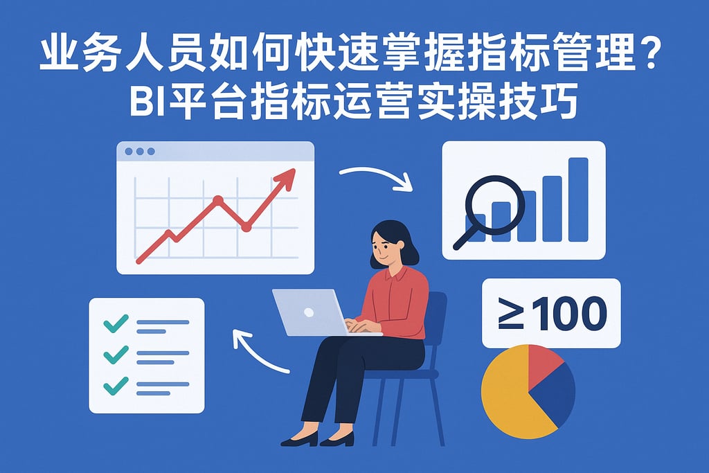 业务人员如何快速掌握指标管理？BI平台指标运营实操技巧