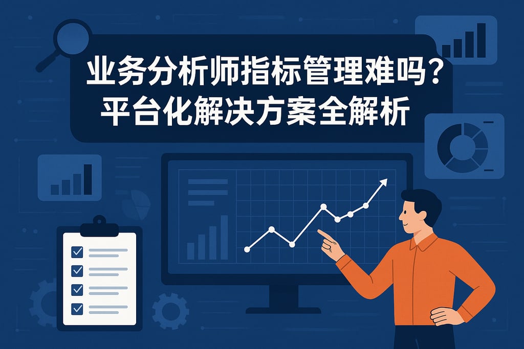 业务分析师指标管理难吗？平台化解决方案全解析