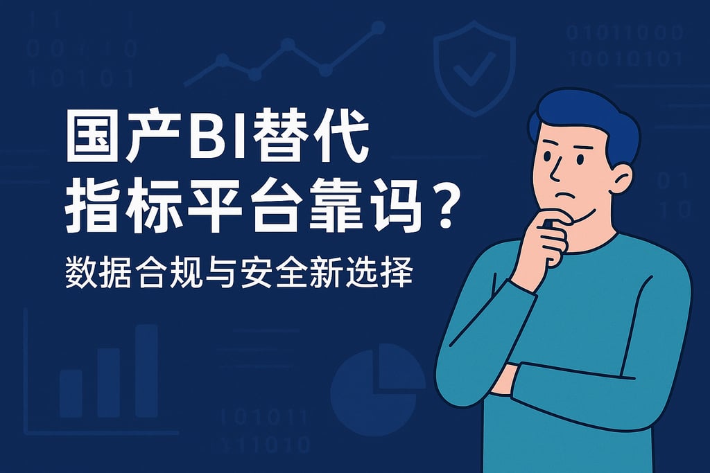 国产BI替代指标平台靠谱吗？数据合规与安全新选择