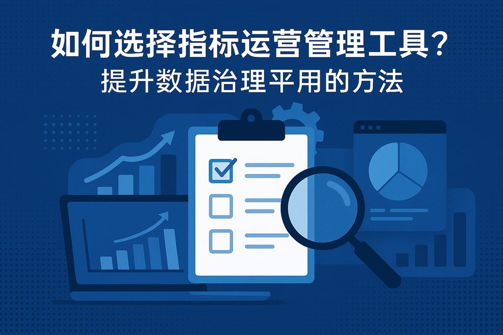 如何选择合适的指标运营管理工具？提升数据治理水平的实用方法