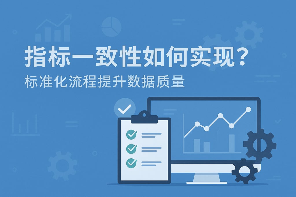 指标一致性如何实现？标准化流程提升数据质量