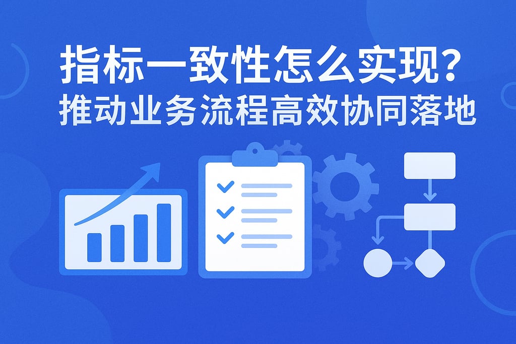 指标一致性怎么实现？推动业务流程高效协同落地