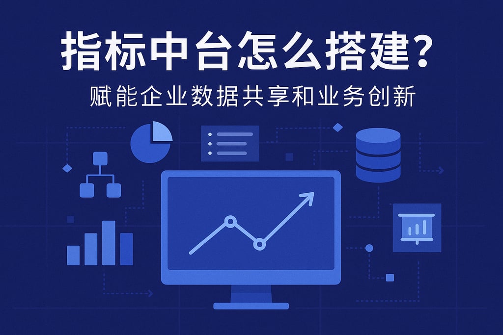 指标中台怎么搭建？赋能企业数据共享和业务创新