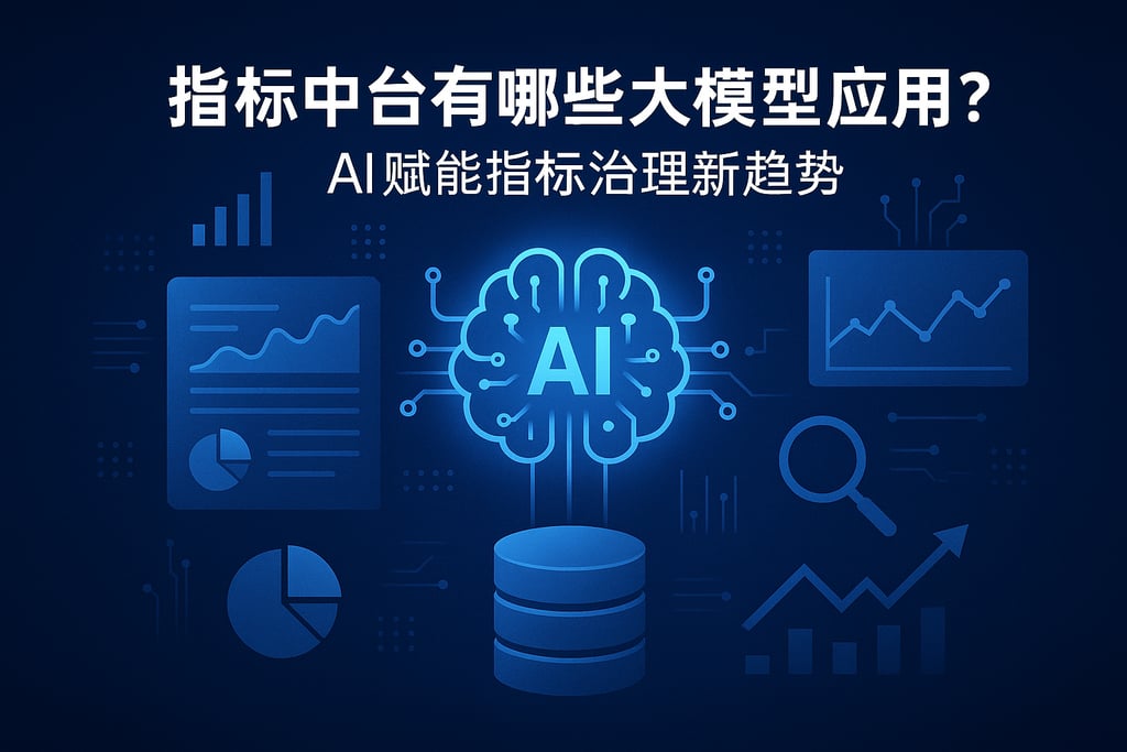 指标中台有哪些大模型应用？AI赋能指标治理新趋势