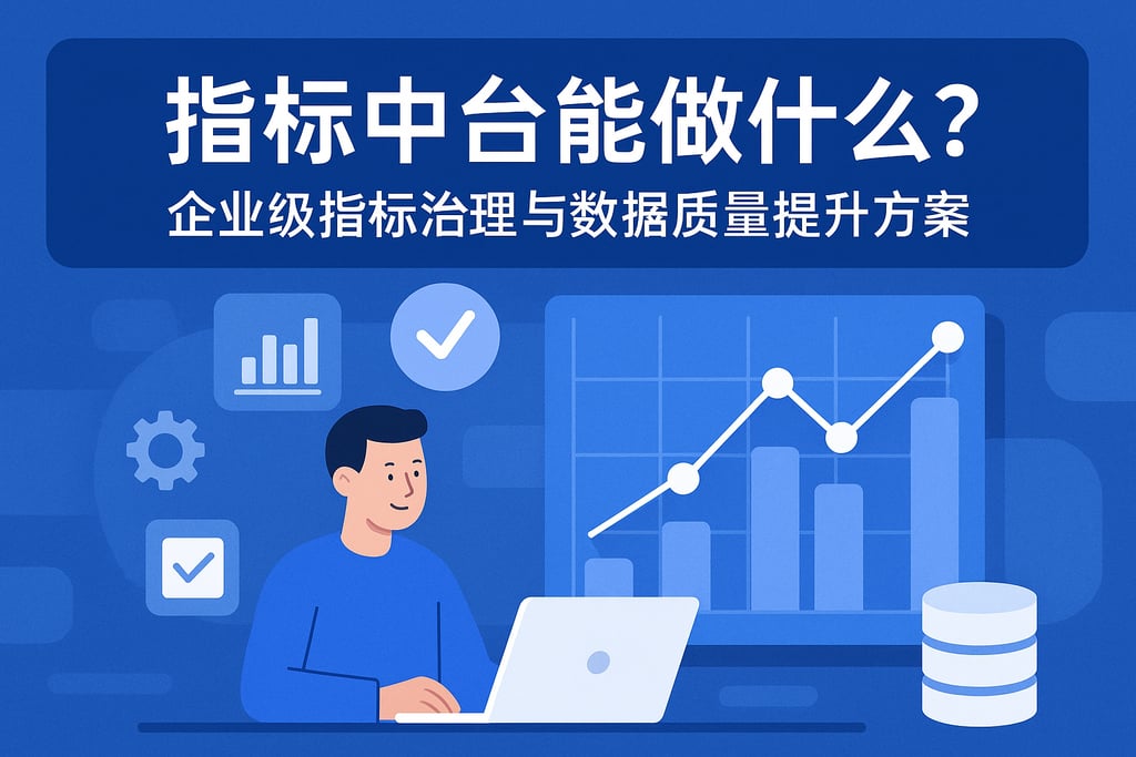 指标中台能做什么？企业级指标治理与数据质量提升方案