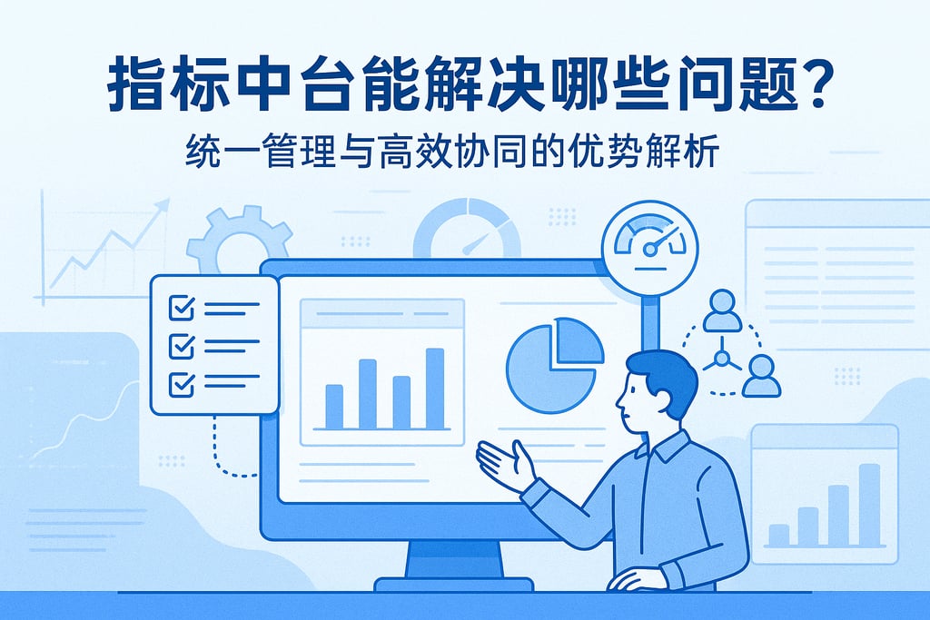 指标中台能解决哪些问题？统一管理与高效协同的优势解析