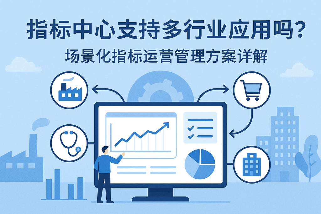 指标中心支持多行业应用吗？场景化指标运营管理方案详解