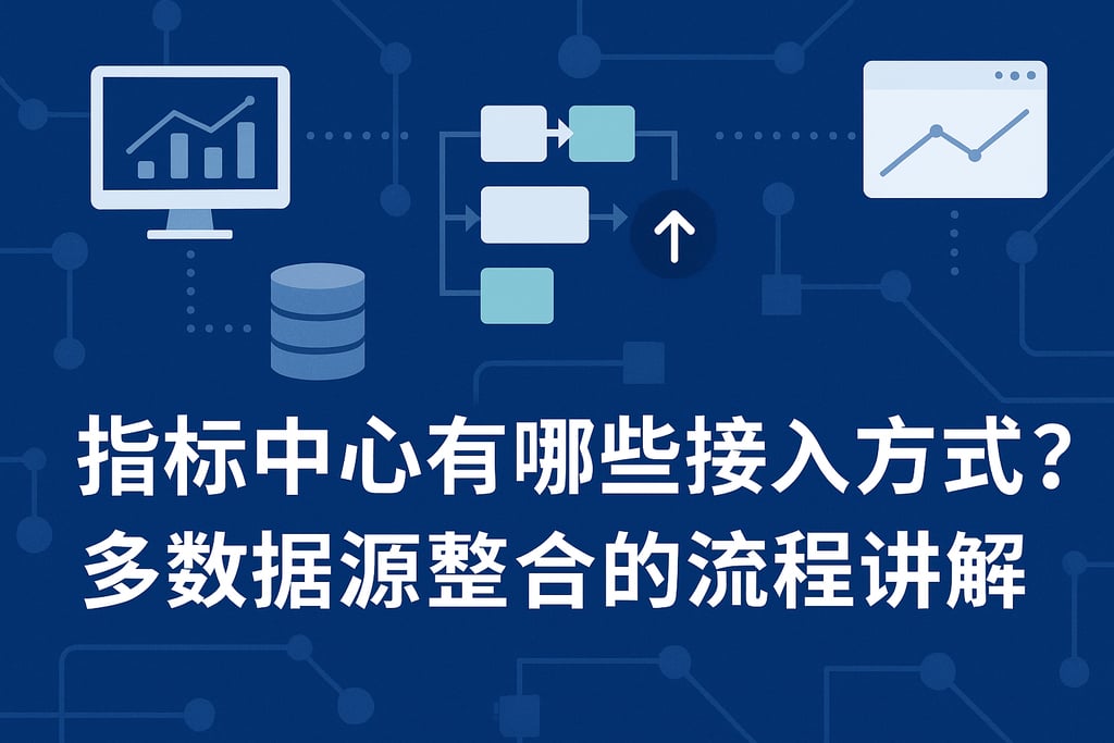 指标中心有哪些接入方式？多数据源整合的流程讲解