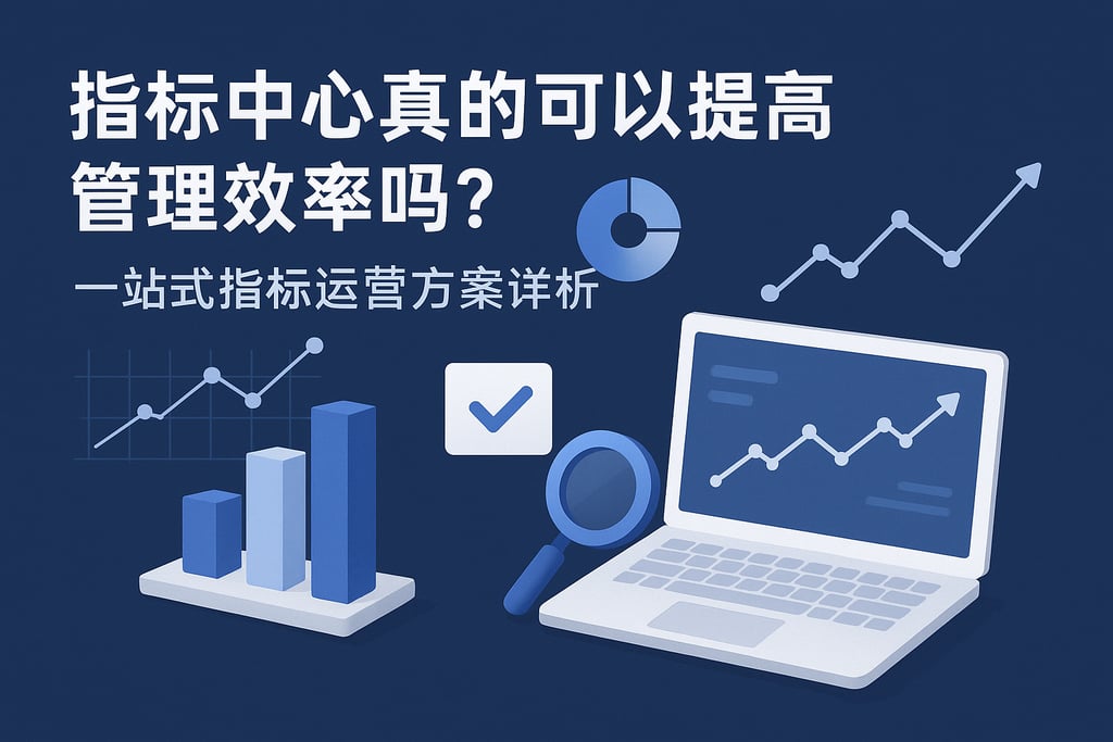 指标中心真的可以提高管理效率吗？一站式指标运营方案详析