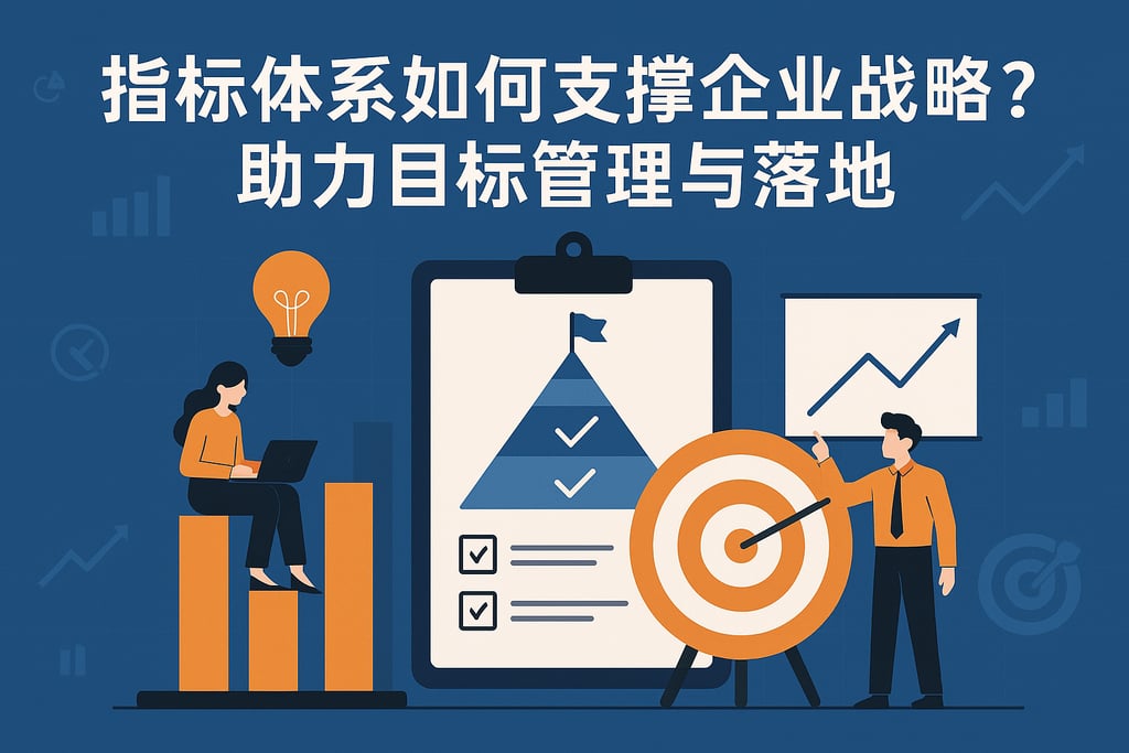 指标体系如何支撑企业战略？助力目标管理与落地