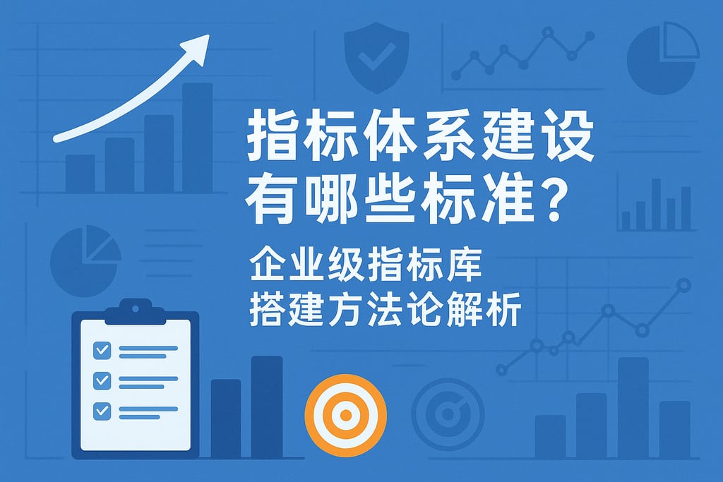 指标体系建设有哪些标准？企业级指标库搭建方法论解析