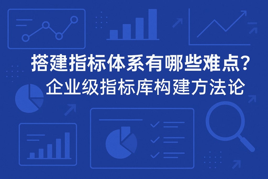 指标体系搭建有哪些难点？企业级指标库构建方法论