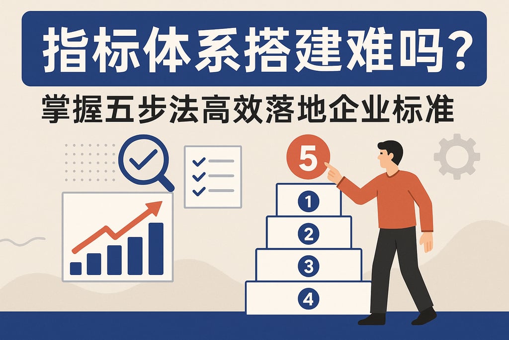 指标体系搭建难吗？掌握五步法高效落地企业标准