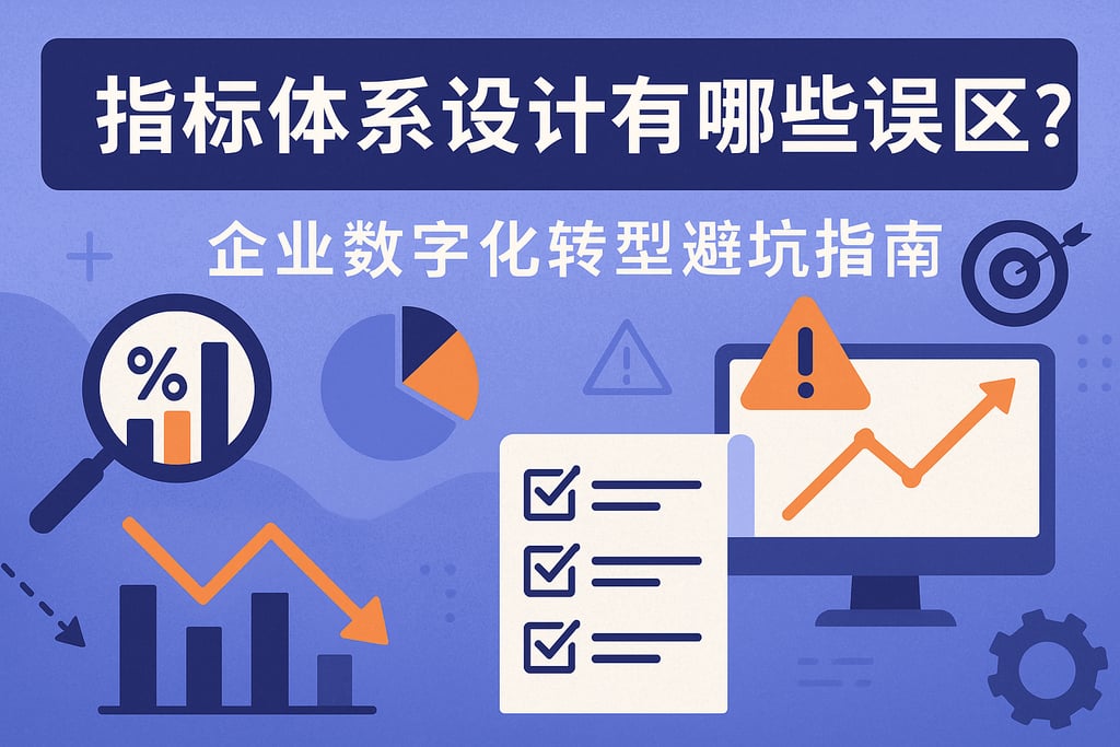 指标体系设计有哪些误区？企业数字化转型避坑指南