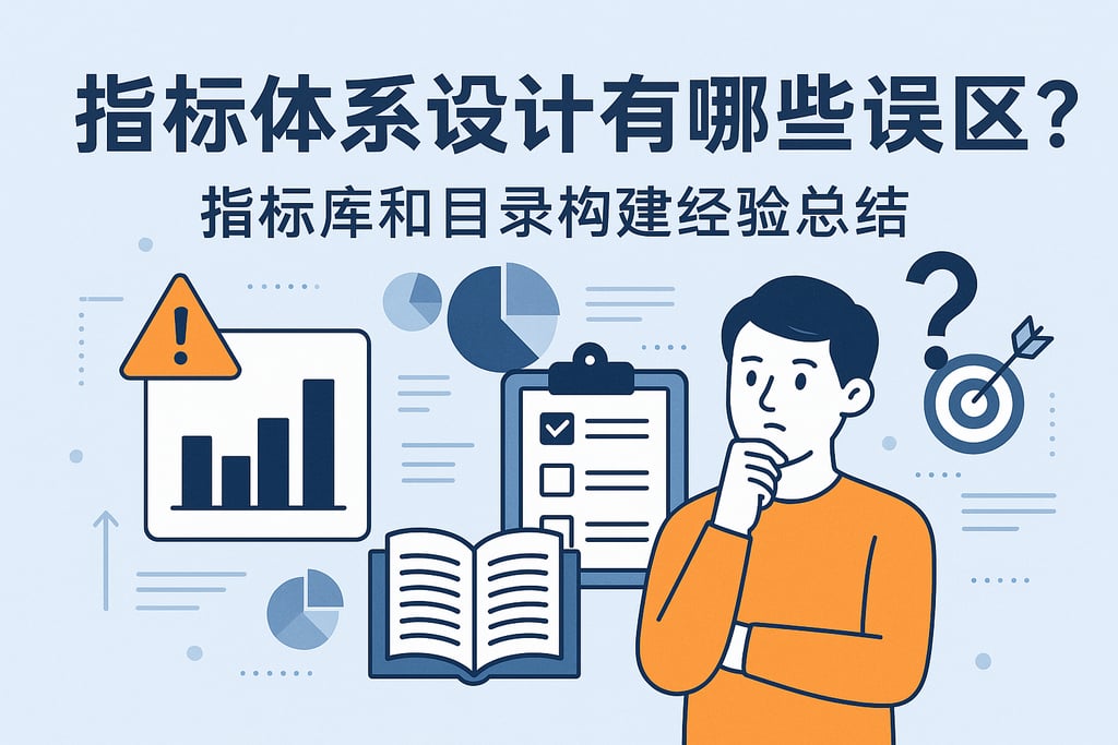 指标体系设计有哪些误区？指标库和目录构建经验总结