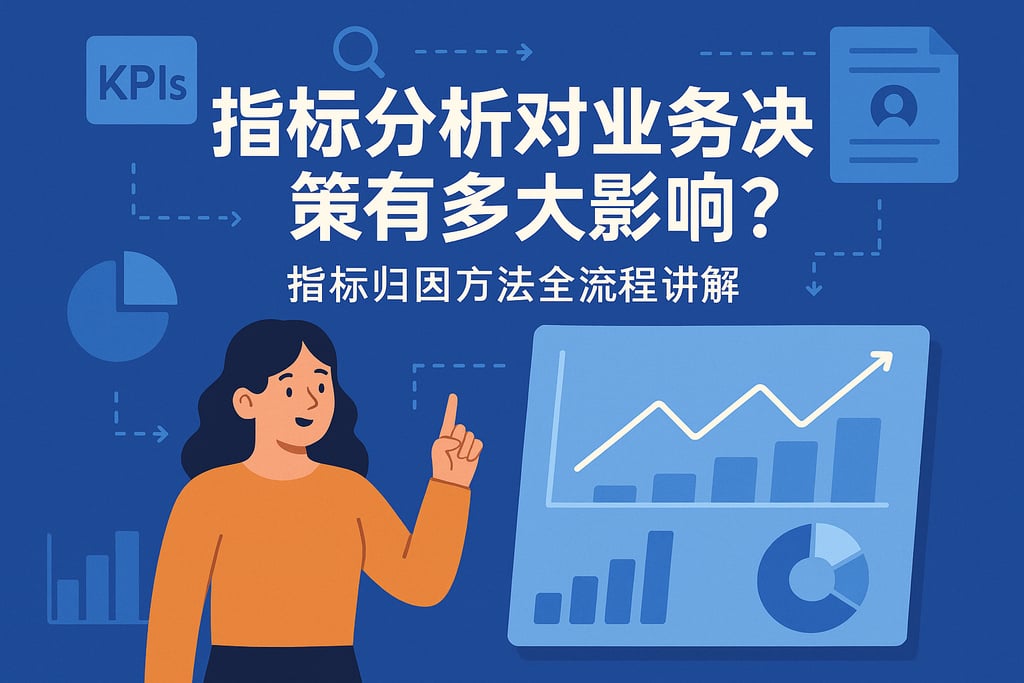 指标分析对业务决策有多大影响？指标归因方法全流程讲解
