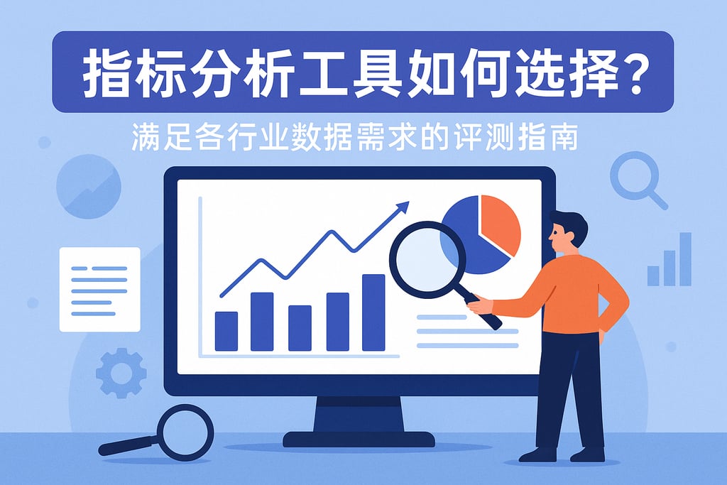 指标分析工具如何选择？满足各行业数据需求的评测指南