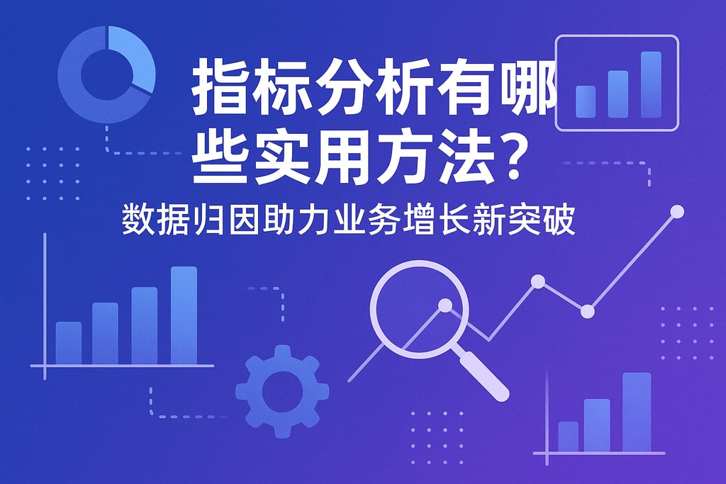指标分析有哪些实用方法？数据归因助力业务增长新突破