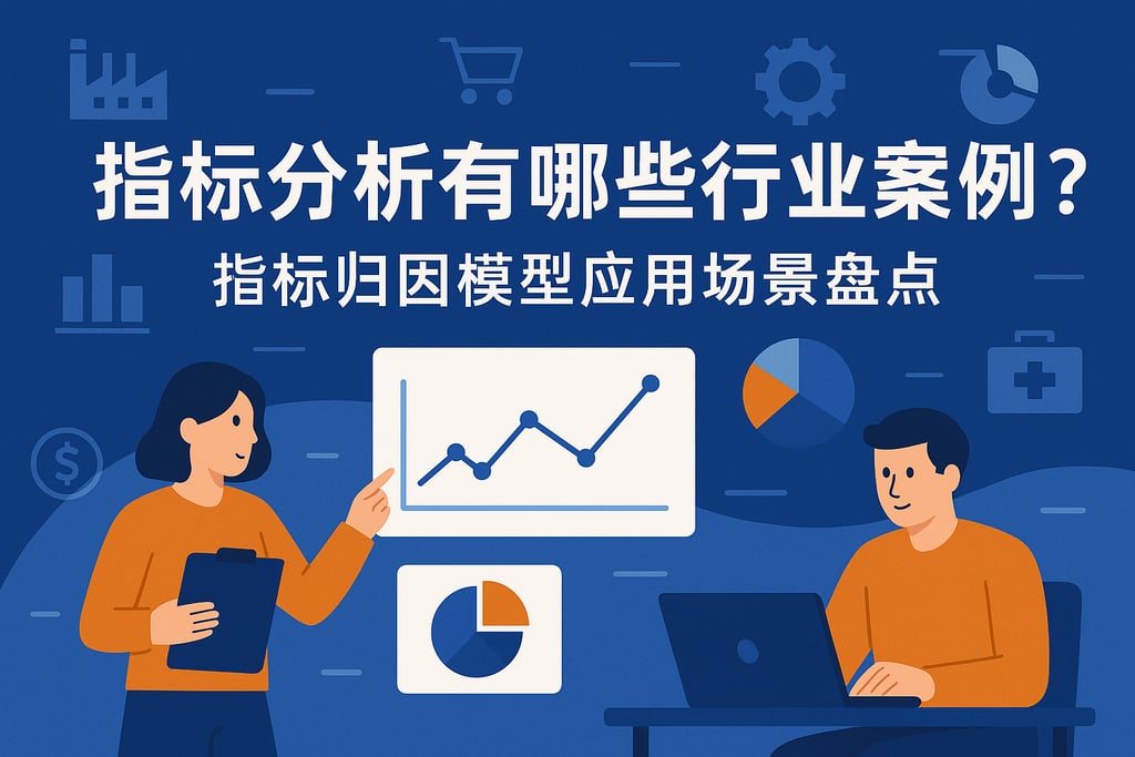 指标分析有哪些行业案例？指标归因模型应用场景盘点