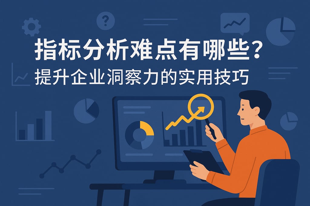 指标分析难点有哪些？提升企业洞察力的实用技巧
