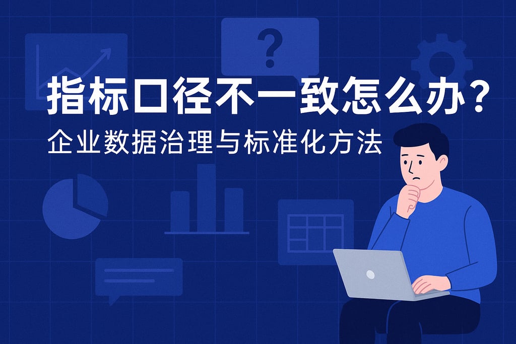 指标口径不一致怎么办？企业数据治理与标准化方法