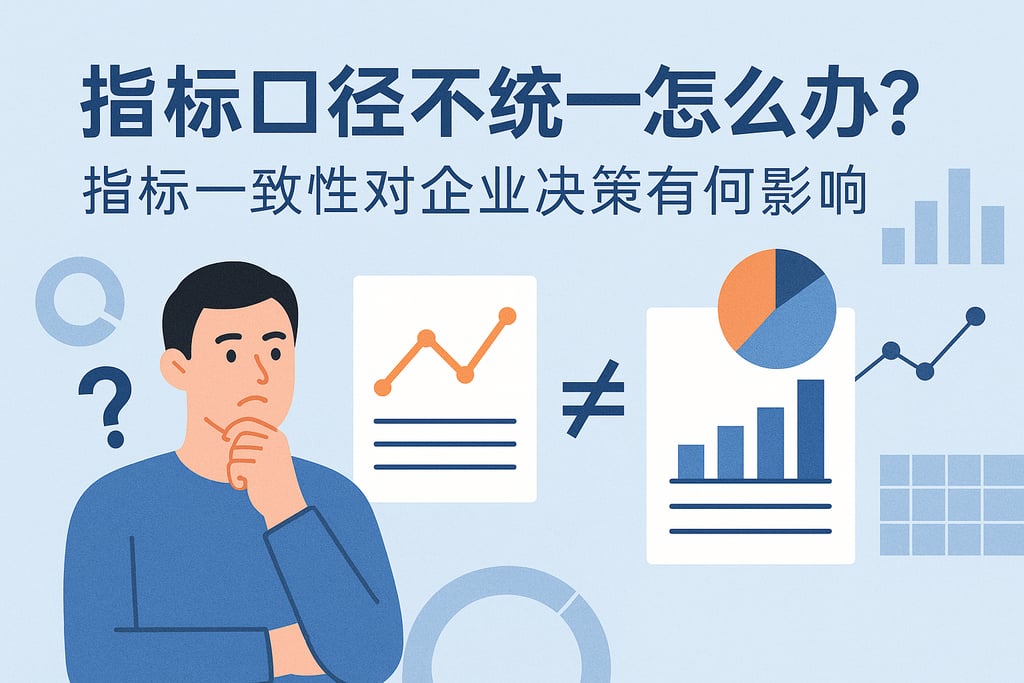 指标口径不统一怎么办？指标一致性对企业决策有何影响