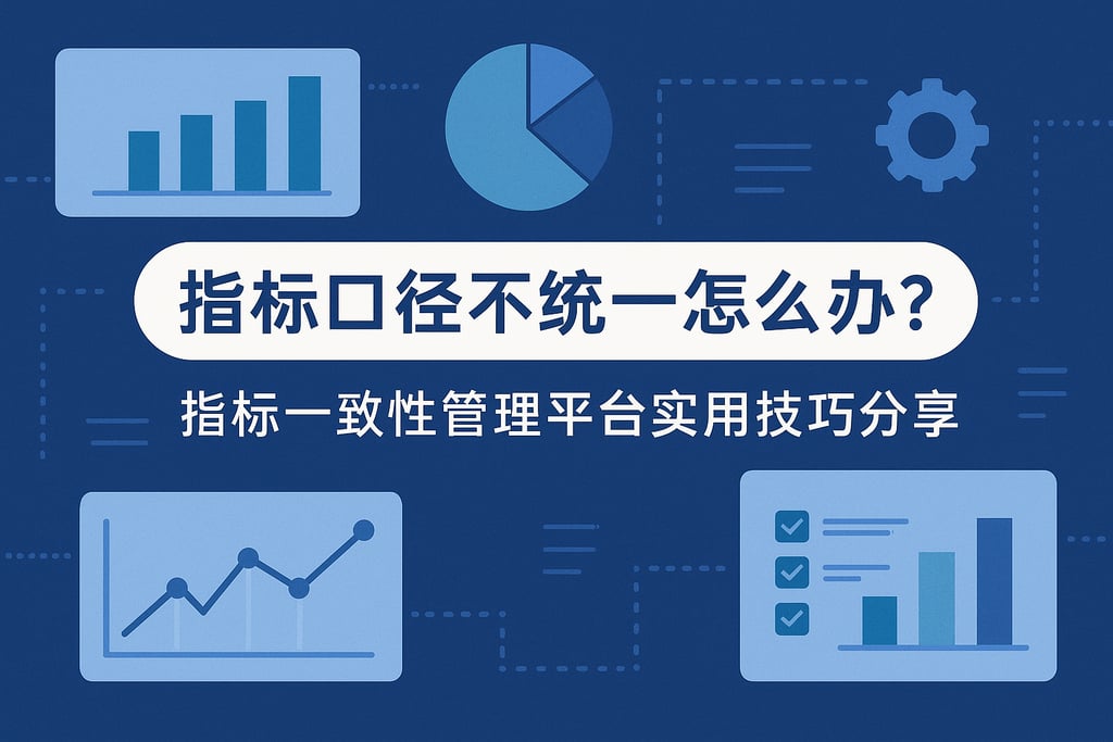 指标口径不统一怎么办？指标一致性管理平台实用技巧分享