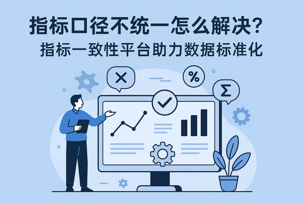 指标口径不统一怎么解决？指标一致性平台助力数据标准化