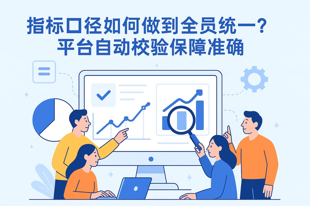 指标口径如何做到全员统一？平台自动校验保障准确