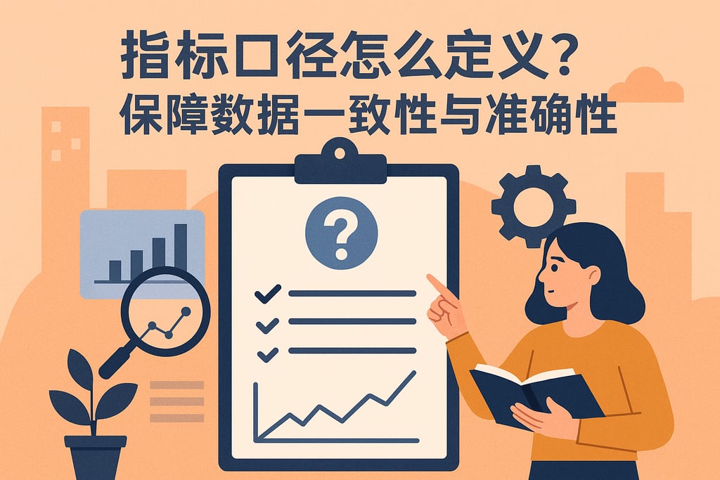 指标口径怎么定义？保障数据一致性与准确性