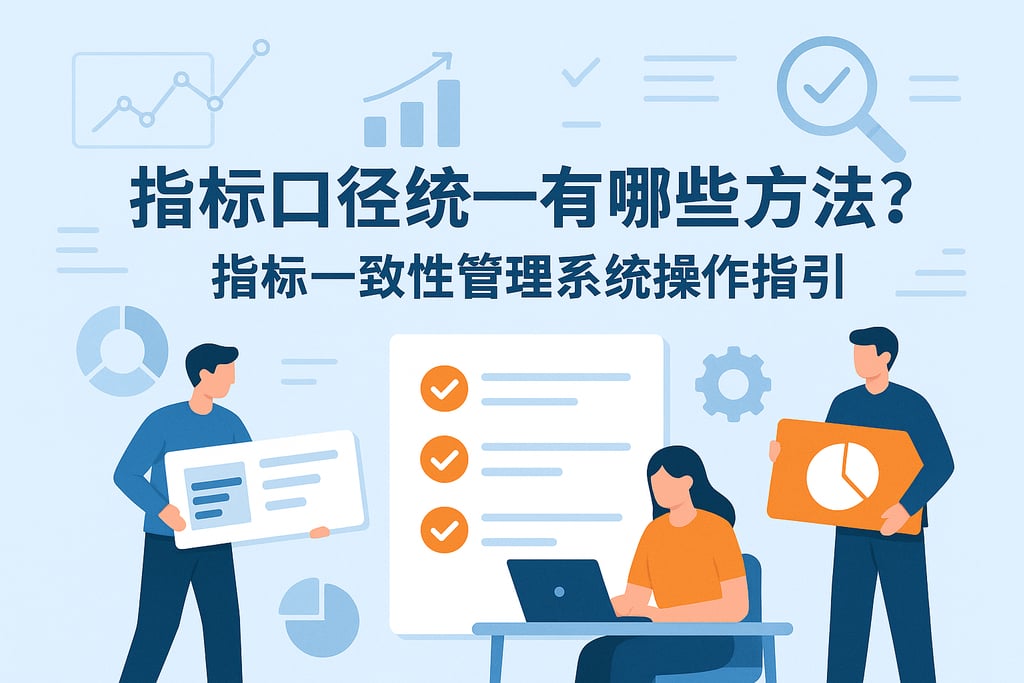 指标口径统一有哪些方法？指标一致性管理系统操作指引